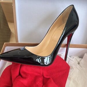 Christian Louboutin Black Patent Leather Heels